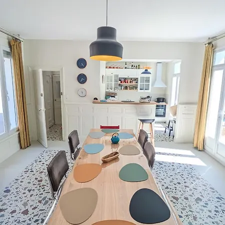 Amica, Terrasse Et Jardin, A 50m De La * Вилле-сюр-Мер